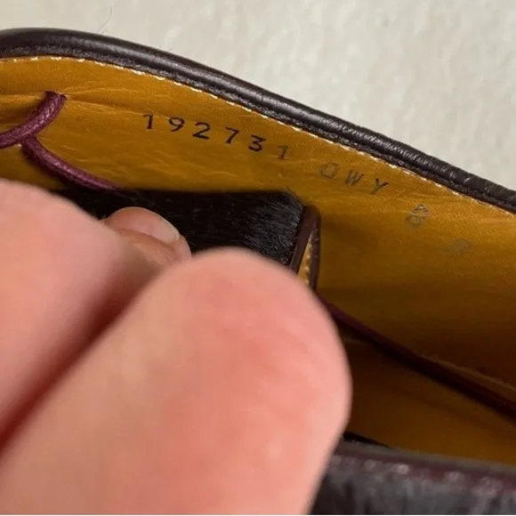 RALPH LAUREN PURPLE ‘Eloise’ Bordeaux Bootie. Purple Calf Hair Heels 🤩. Size 8B - Picture 14 of 14